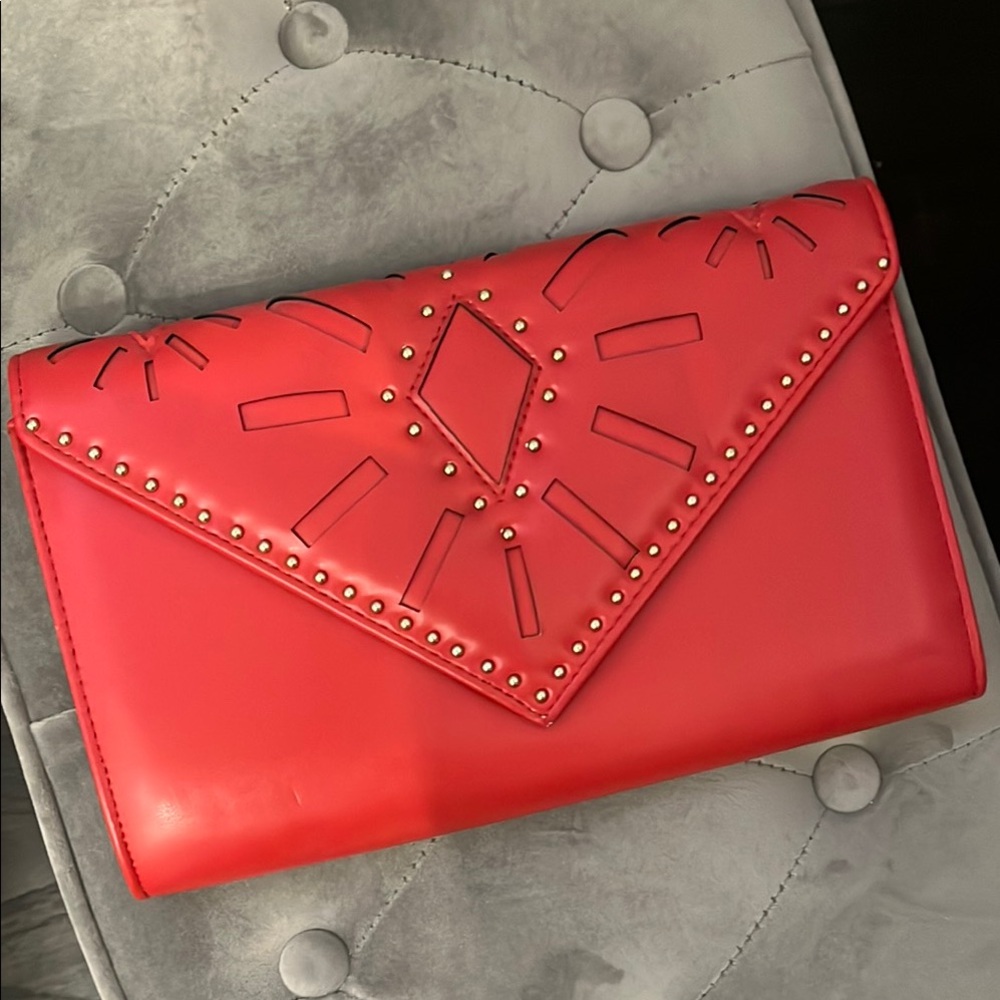 Aldo Studded Convertible Clutch Bag